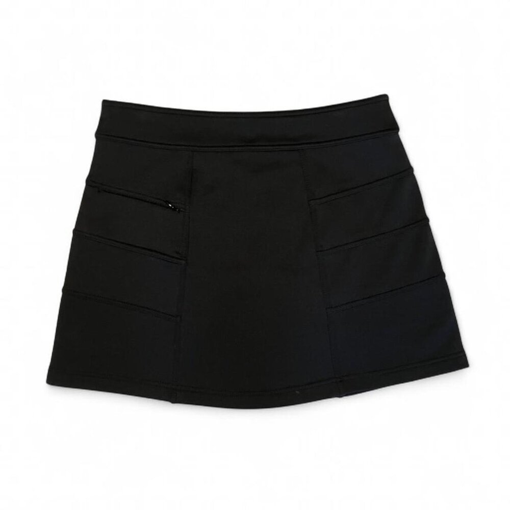 Athleta Black Fleece Lined Skirt